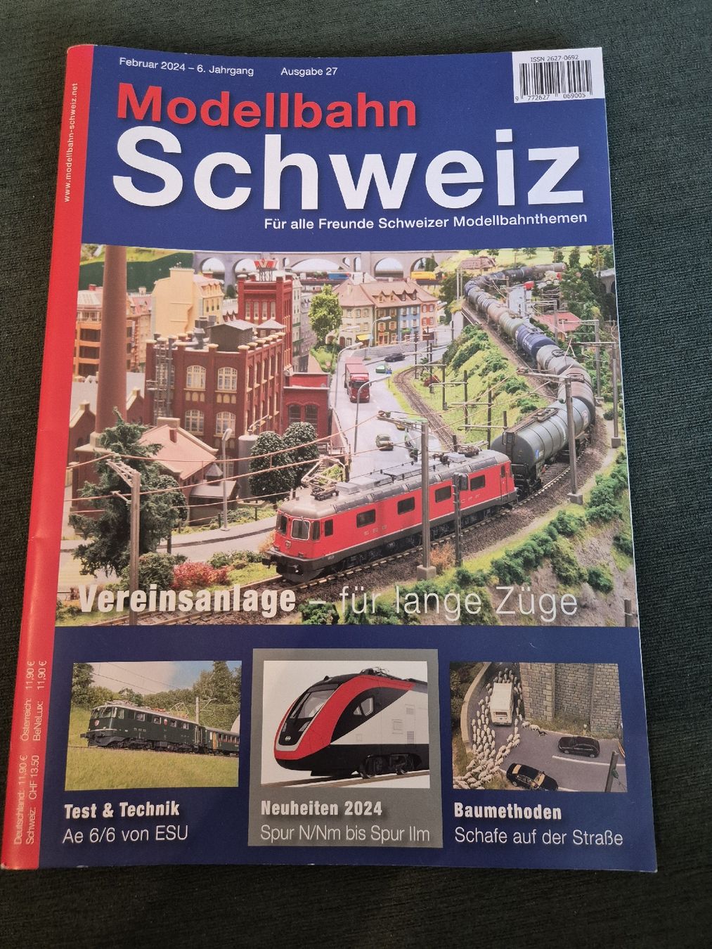 Riviste & Magazine: Modellbahn Schweiz 2024 Nr.27 – Usato da Ehrendingen venduto da Amigo5