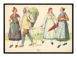 COSTUMES HISTORIQUES CANTONS SUISSES "Uri"