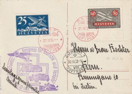 Touristikkongress 1933, Sonderflug von Basel nach Zürich