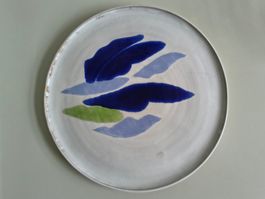 Handgefertigte Vintage Keramikplatte von Krebs-Nencki