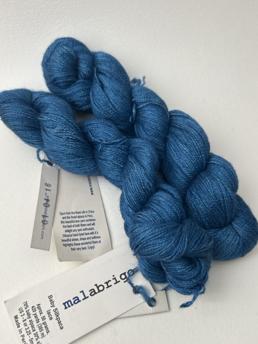 Lana: 2 pelotes Malabrigo bleu 098 Tuareg  – Usato da Grandvaux venduto da mai_shl9