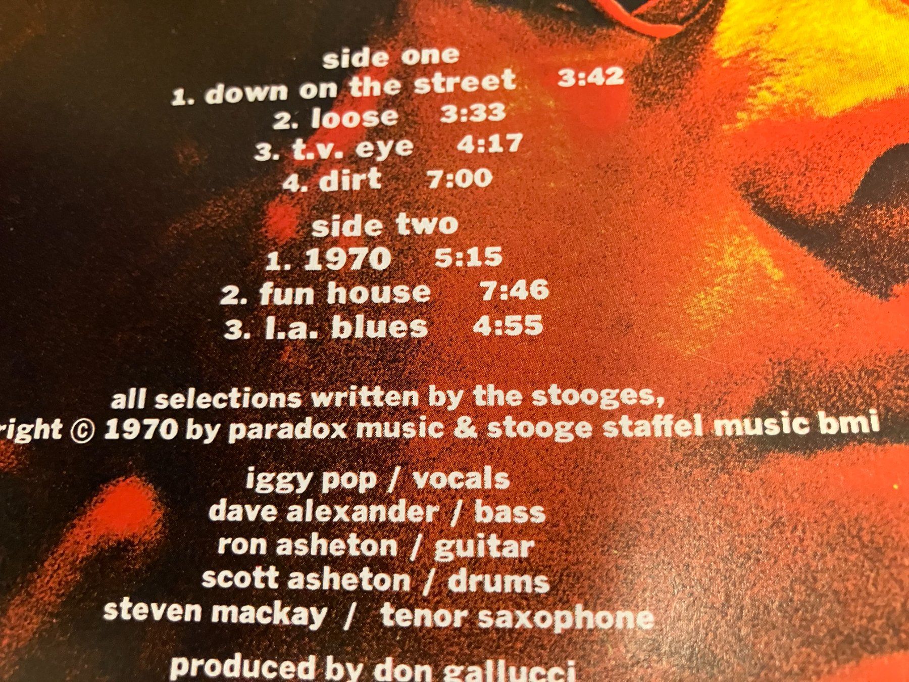 Schallplatten: The Stooges – Gebraucht aus Aarwangen von Jukebox3 2