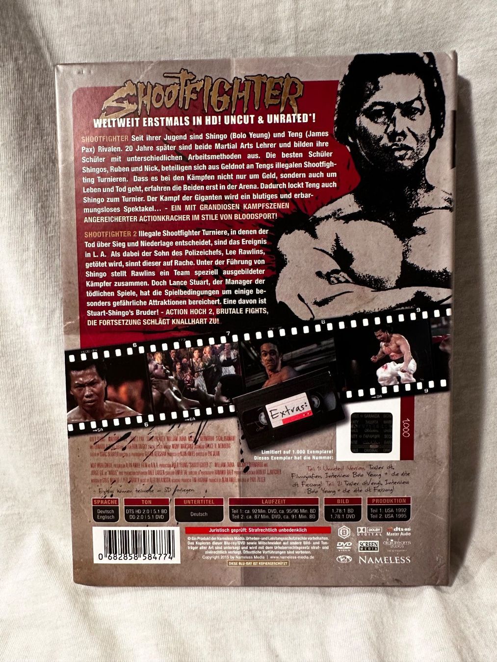 Tutti i DVDs: Shootfighter I+II Mediabook RAR – Usato da Zollikofen venduto da hekote 1
