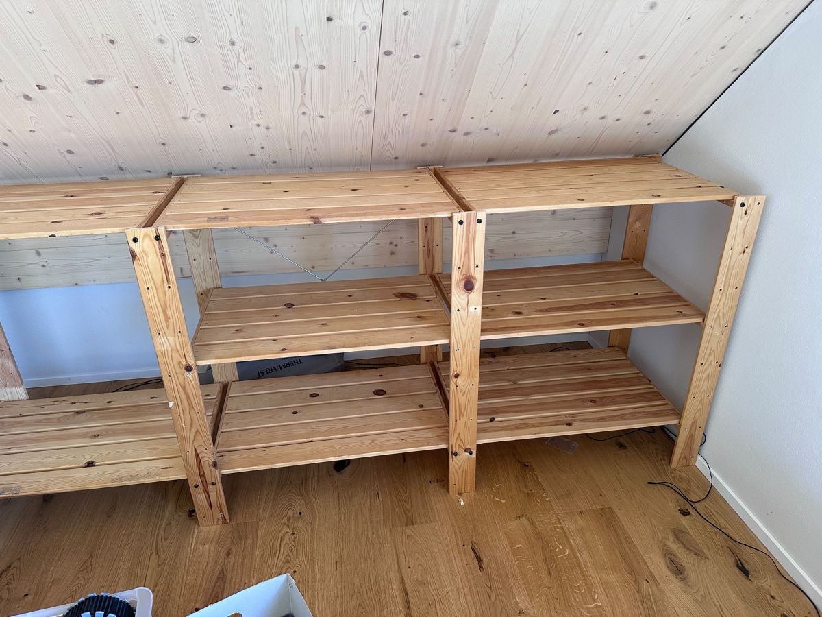 Articoli in legno: IKEAHolz Regal drei Elemente gebraucht – Usato da Othmarsingen venduto da Sandra-24 1