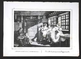 Appenzell Stickerinnen Lithographie von Weibel Comtesse 1838