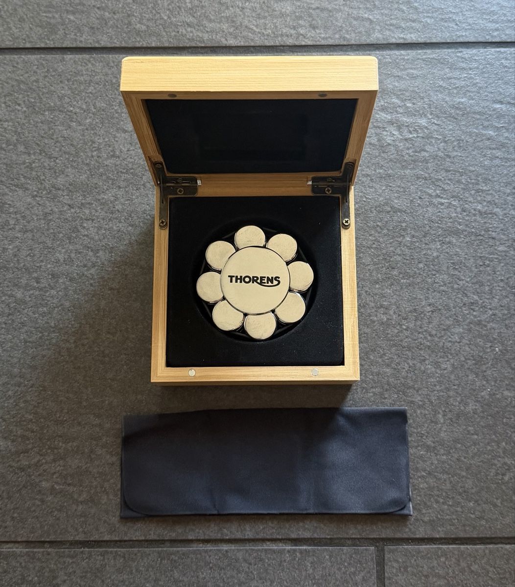 Thorens Plattenspieler: Thorens Plattenspieler Stabilisator Chrom – Gebraucht aus Zürich von cENS0R 4