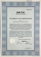 Adia SA, Chéserex - 1985