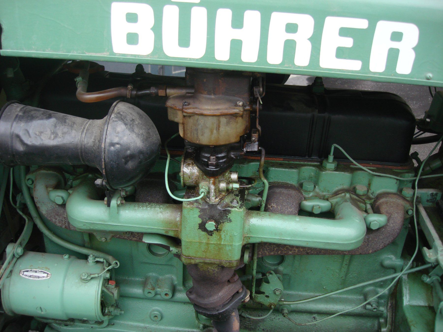 Bührer Tracteurs: Bührer Traktor Oldtimer6 Zylinder Chevrolet  Motor – D'occasion à cazis par Delorta 3