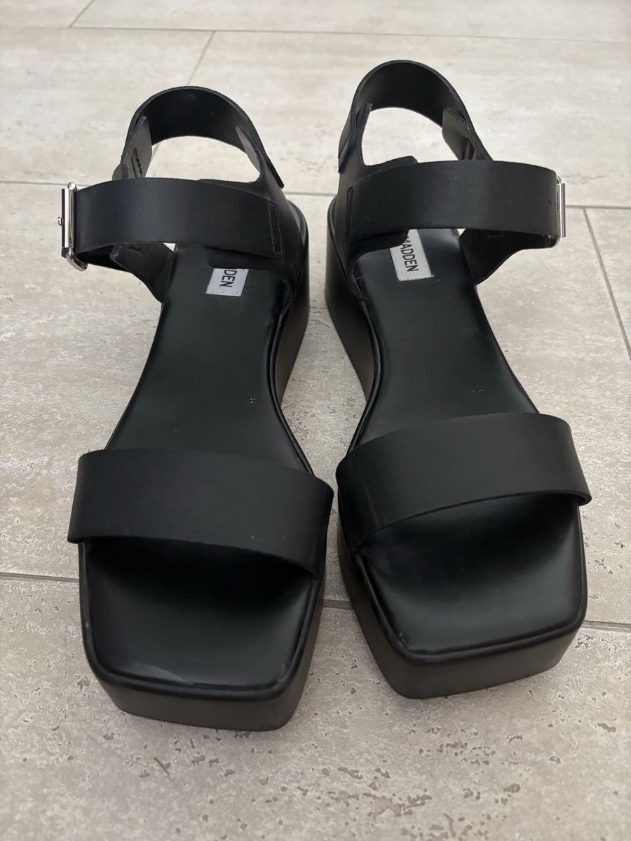Damenschuhe: Steve Madden schwarze Sandalen  – Gebraucht aus Hunzenschwil von ede_h8tt 2