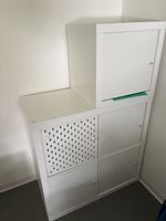 Weisses Ikea Regal 4 + 1 einzeln mit Tuere, Top Zustand!