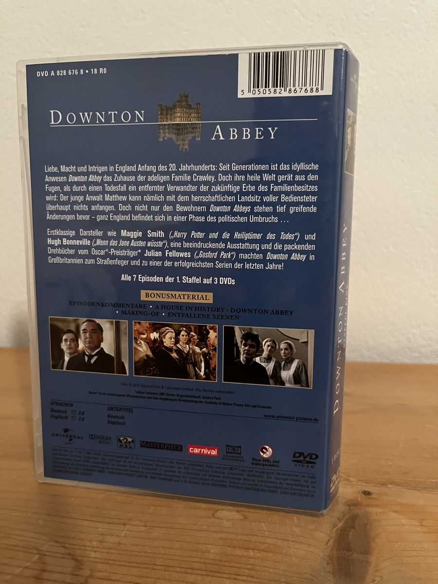 Tutti i DVDs: Downton Abbey Staffel 1 – Usato da Bassersdorf venduto da McRob00 2