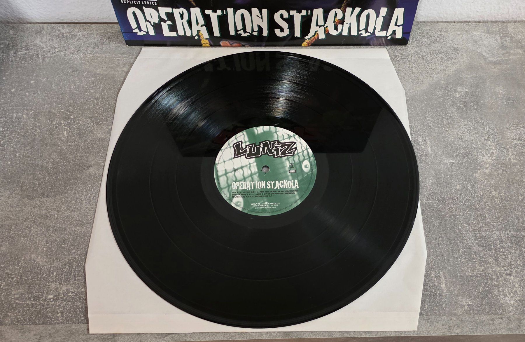 Dischi in vinile: Luniz - Operation Stackola, LP Vinyl, Ultra rare 1995 Rap – Usato da Zürich venduto da spin23 8
