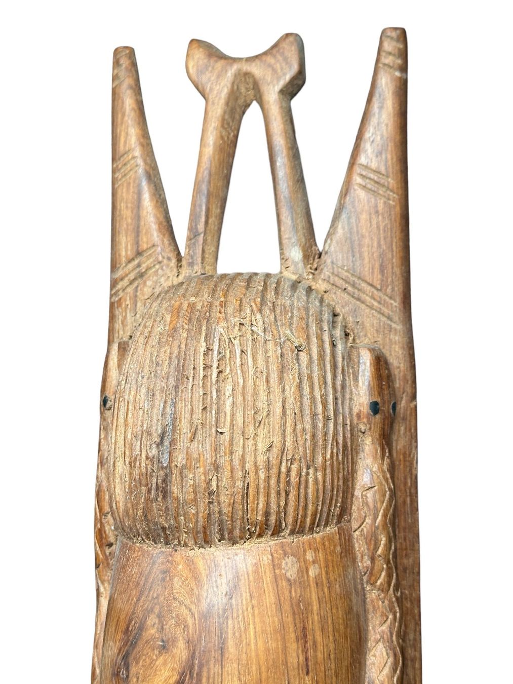 Internationale Kunst: Masque africain en Bois Massif d'Iroko du Zimbabwe – Gebraucht aus Morges von mod_5dxq 3