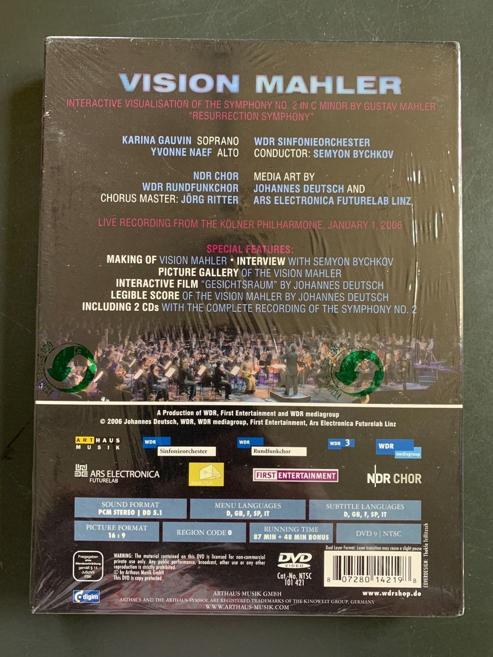 Tutti i DVDs: Johannes Deutsch: Vision Mahler – Usato da Stans venduto da Abukadnezar 1