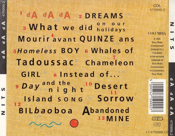 CD: CD Nits - Da da da (1994) – Usato da Möriken AG venduto da mineralia 1