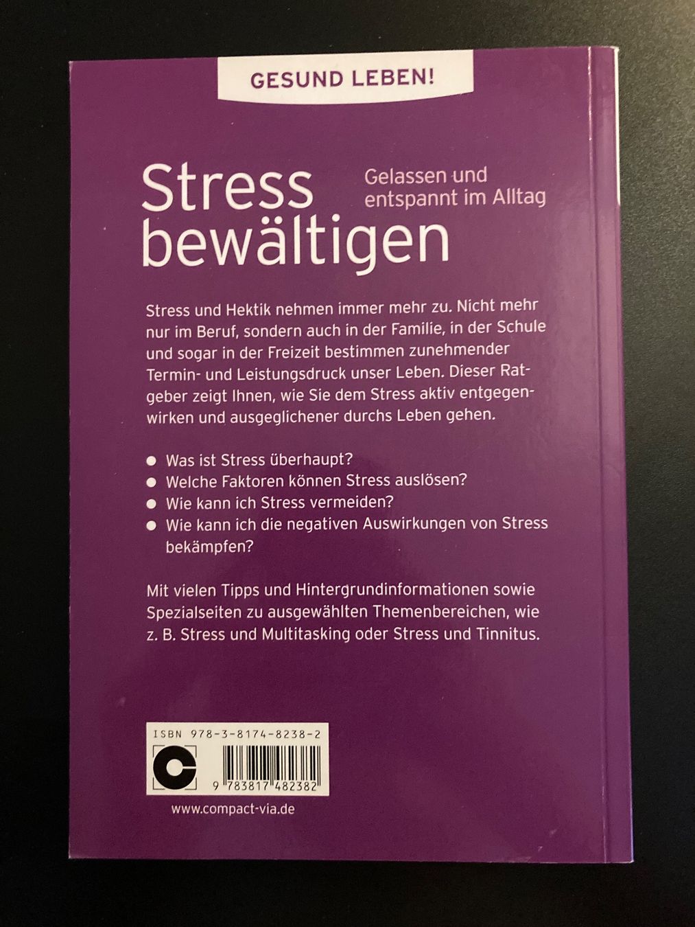 Libri: Stress bewältigen – Usato da Frauenfeld venduto da SCHATZtruhe_369 1