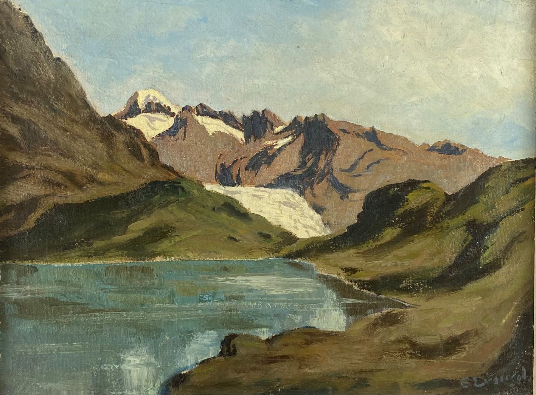 Dipinti: Berglandschaft – Usato da Basel venduto da bigmbh 1