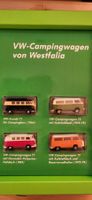 Brekina 9028 H0 Set mit 4 PW "Der VW Campingwagen" ohne Heft