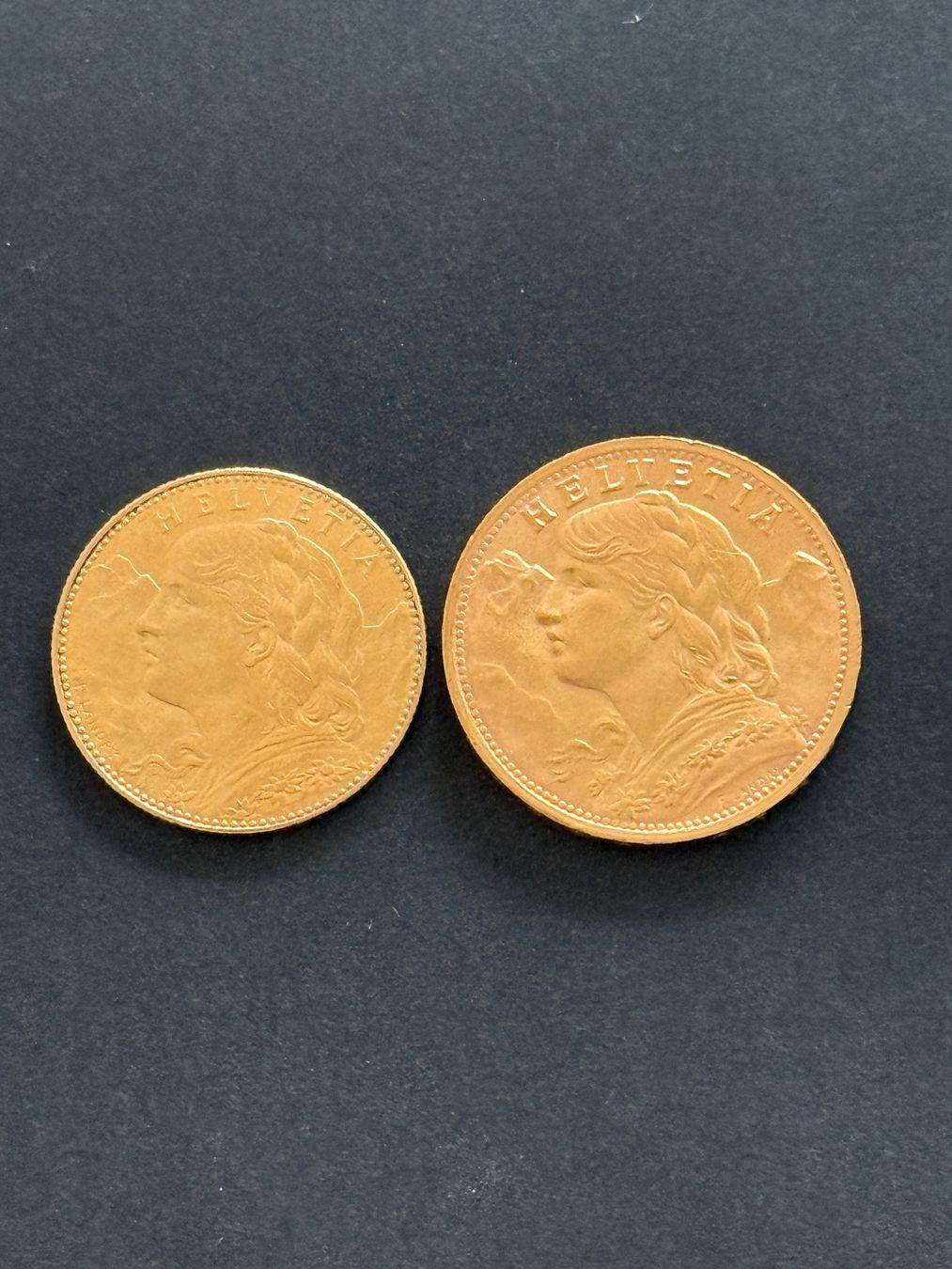 Tutti le monete: 2 x Goldvreneli  1912 / 1947  Top – Nuovo (secondo la descrizione) da Wallisellen venduto da SWISS_SILVER1