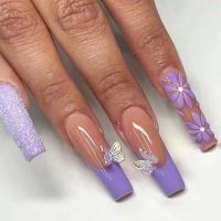 Nail Tips Coffin Large Fullcover Press-On
