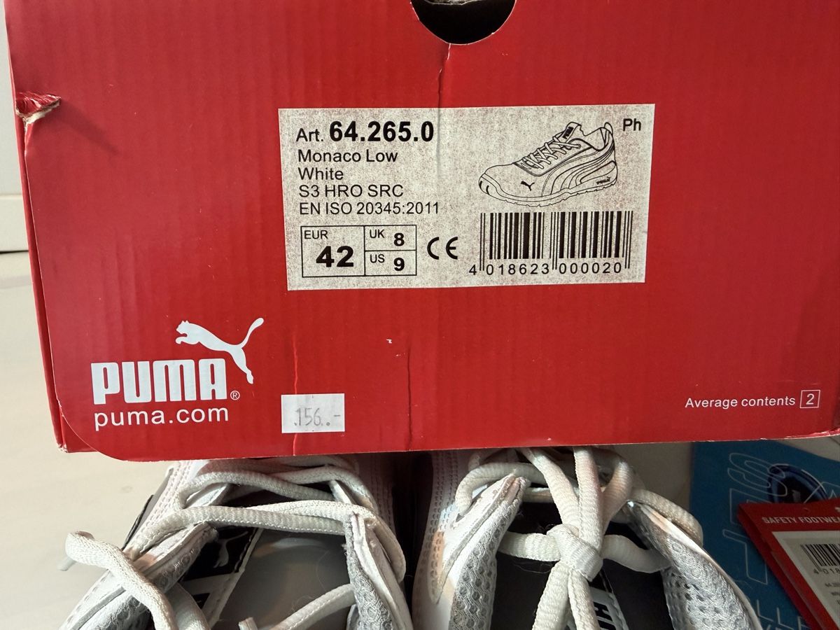 Puma Scarpe da uomo: Chaussures de sécurité Puma Monaco Low S3 HRO SRC Taille 42 – Nuovo e nell'imballaggio originale da Brügg BE venduto da Goob 7
