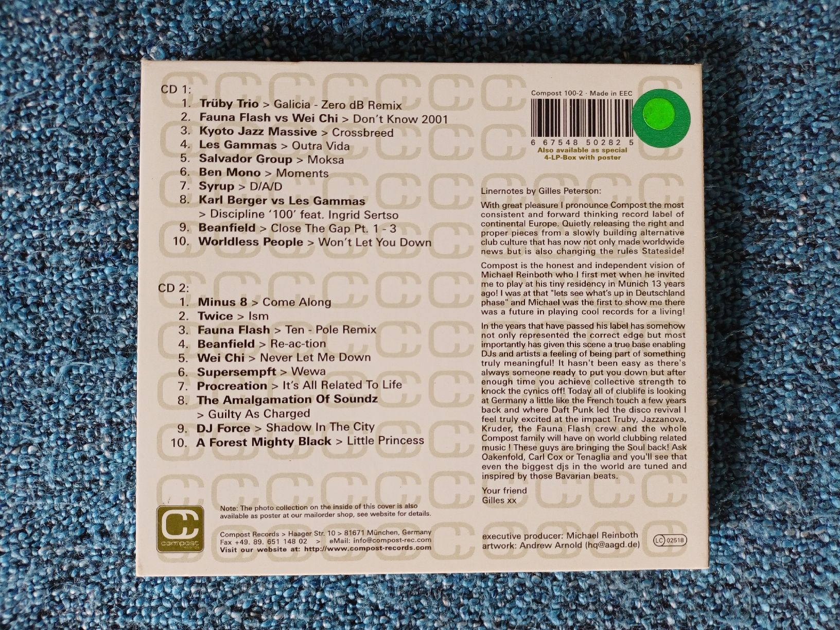 CD: Compost (label) "One Hundred" CDx2 – Nuovo (secondo la descrizione) da Begnins venduto da Drastic-Sound 1