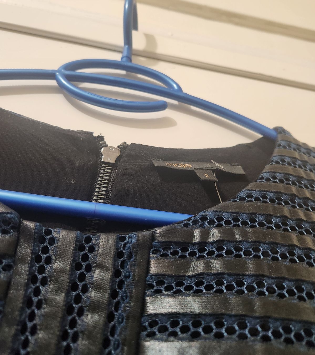 Maje Vestiti: Robe courte Maje noir détails structurés taille 38 – Usato da Niedergösgen venduto da Eva2410 7