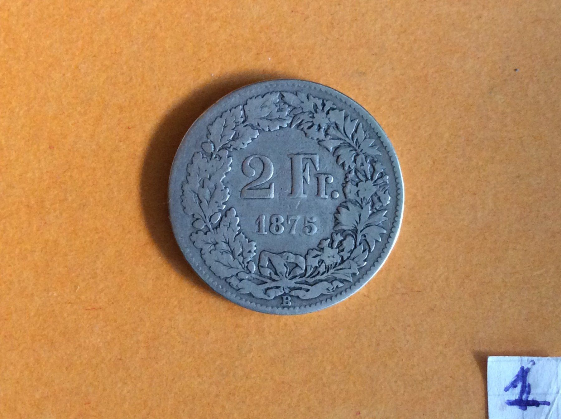 Tutti le monete: 2 francs  1875 – Usato da Genève venduto da pie_fh2d