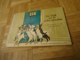 Märchenbuch: Der Wolf und die sieben Geisslein 1957