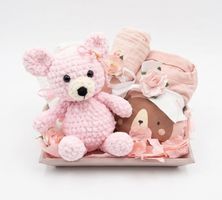 Babygeschenkset in Rosa