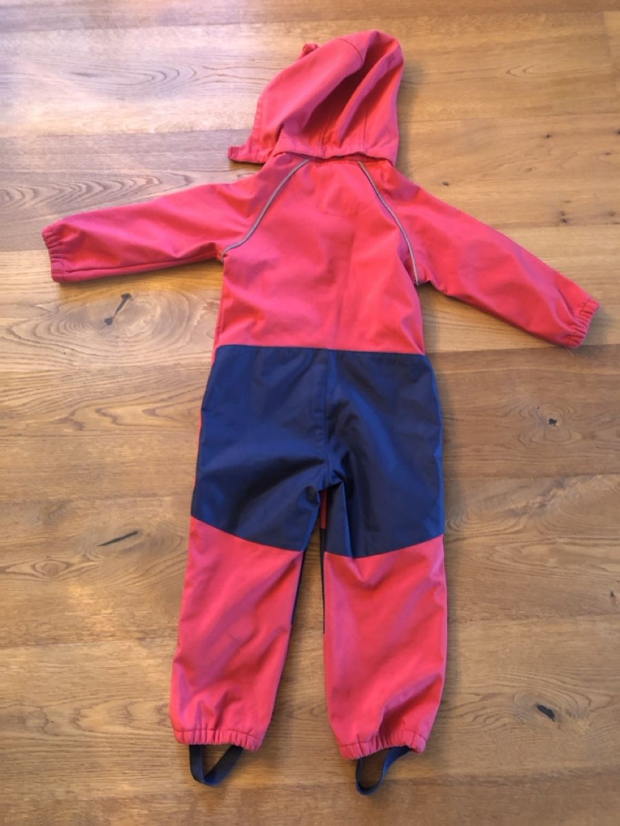 Anzüge, Sport- & Funktionsanzüge: Tschibo Softshell Overall Gr. 98 - 104 rot/blau – Gebraucht aus Thun von awe3604 1