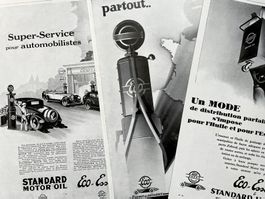 Standard Motor Oil - 4 Alte Werbungen / Publicités 1928/29