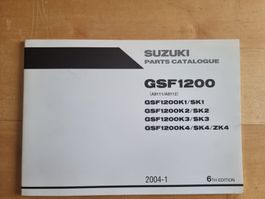 Suzuki GSF1200 Teilekatalog - Bandit - 2004 -Top Zustand!