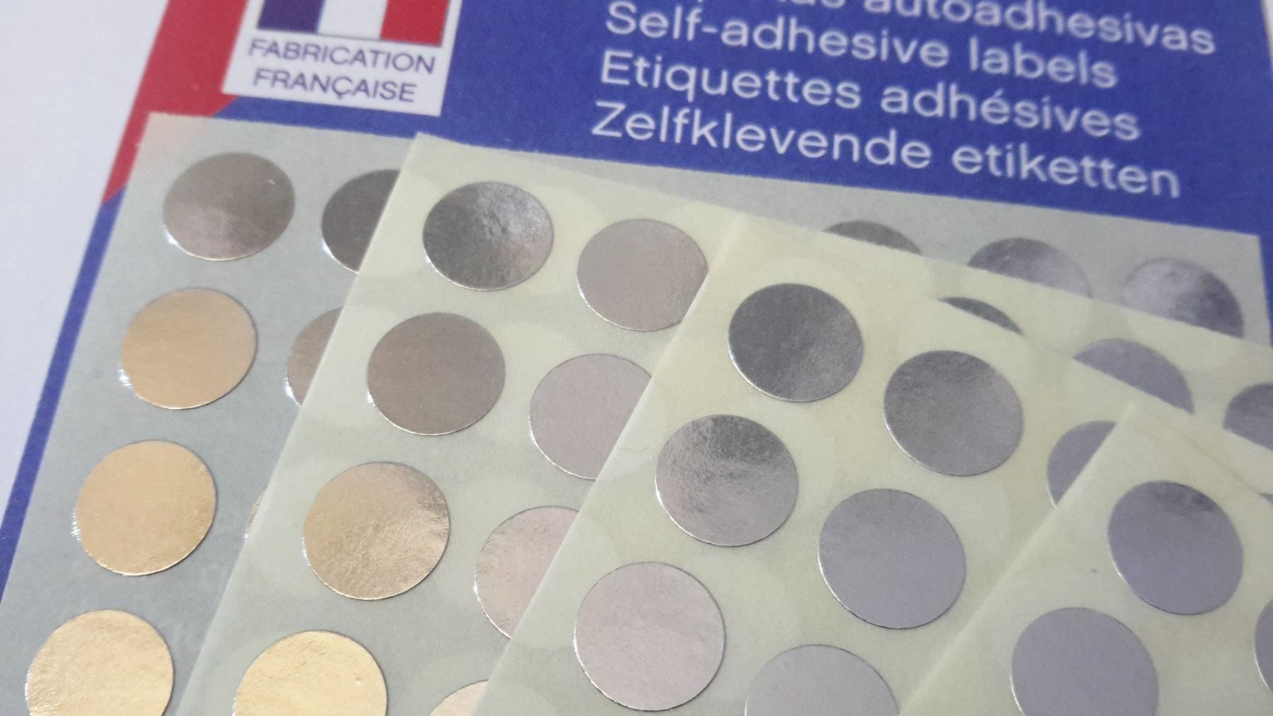 Sticker: Markierungspunkte, silber, 8mm, 308 St. – Nuovo e nell'imballaggio originale da St. Gallen venduto da cointec 4