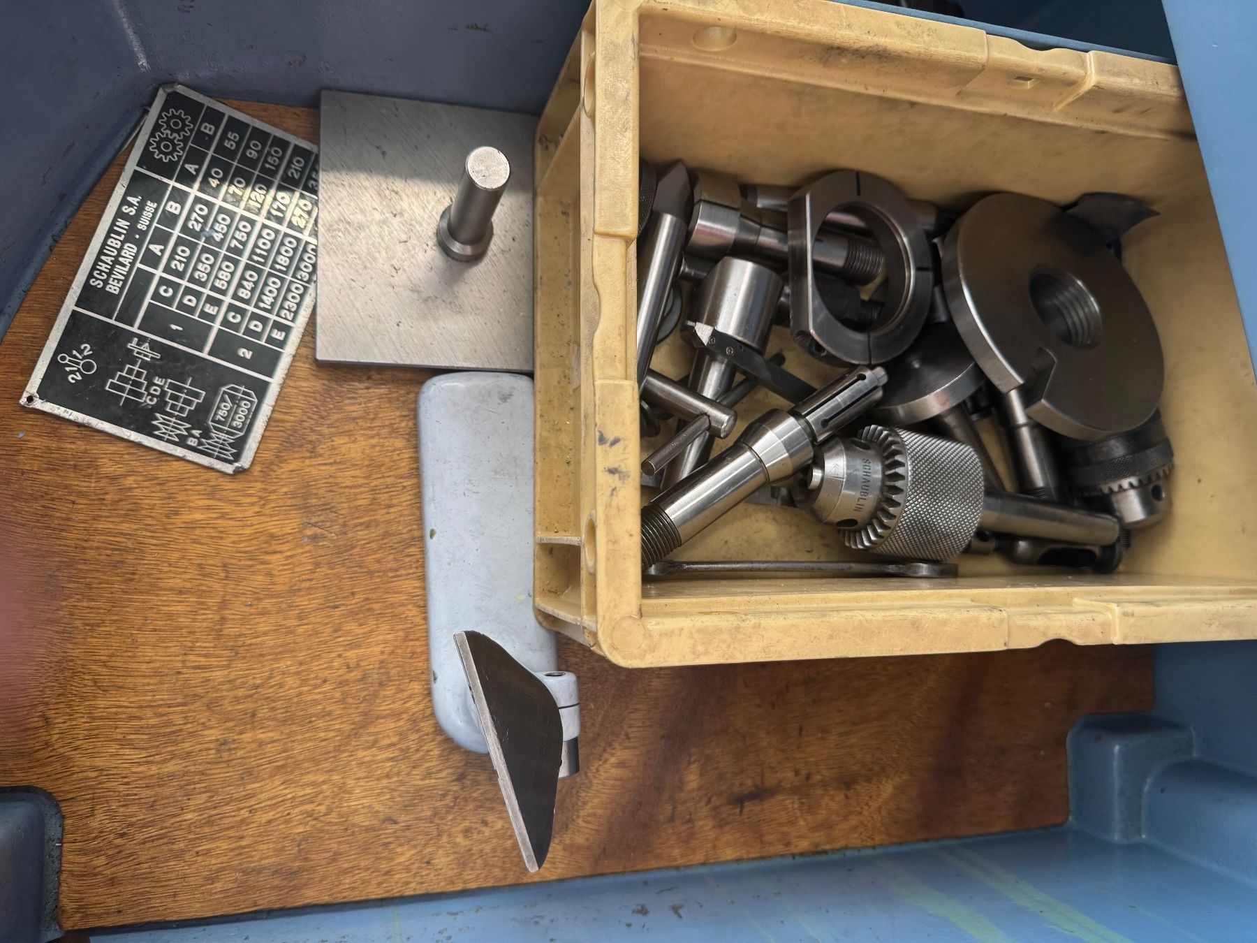 Schaublin Tutte le macchine: Schaublin 102 sur socle – Usato da Le Noirmont venduto da rap_x9lc 5