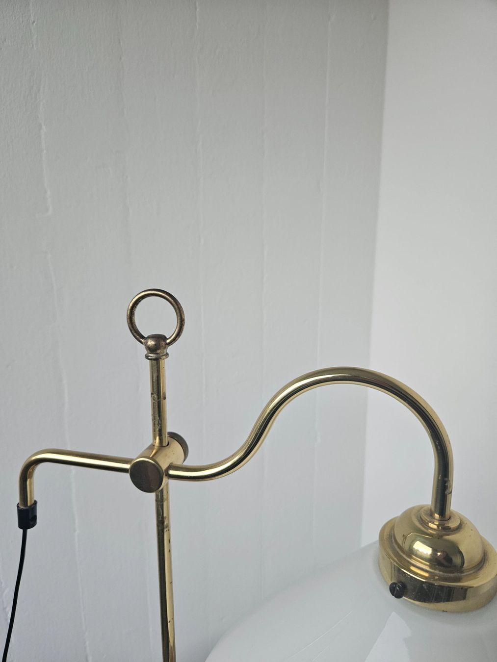 Lampes: Tischlampe Art-Deco - Messing - Opalglas – D'occasion à Wittenbach par anzo4 2