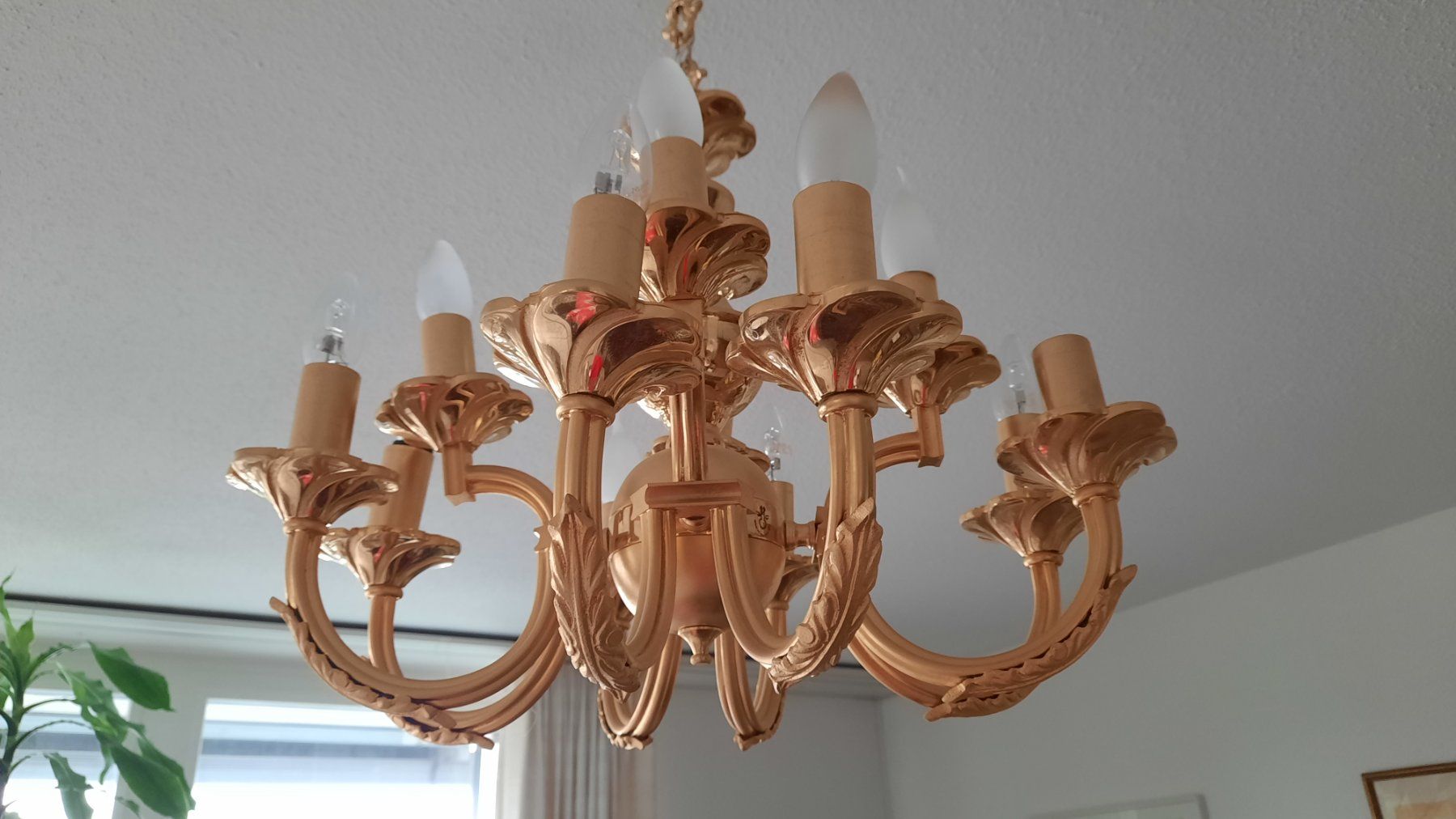 Lampadari & plafoniere: goldener Kronleuchter; 50cm X40cm – Usato da Herrliberg venduto da AlexandraBopp 1