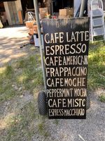 Kaffee Menü Tafel , 40x100cm (123)