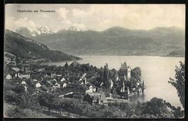 Oberhofen am Thunersee, Blick in den Ort