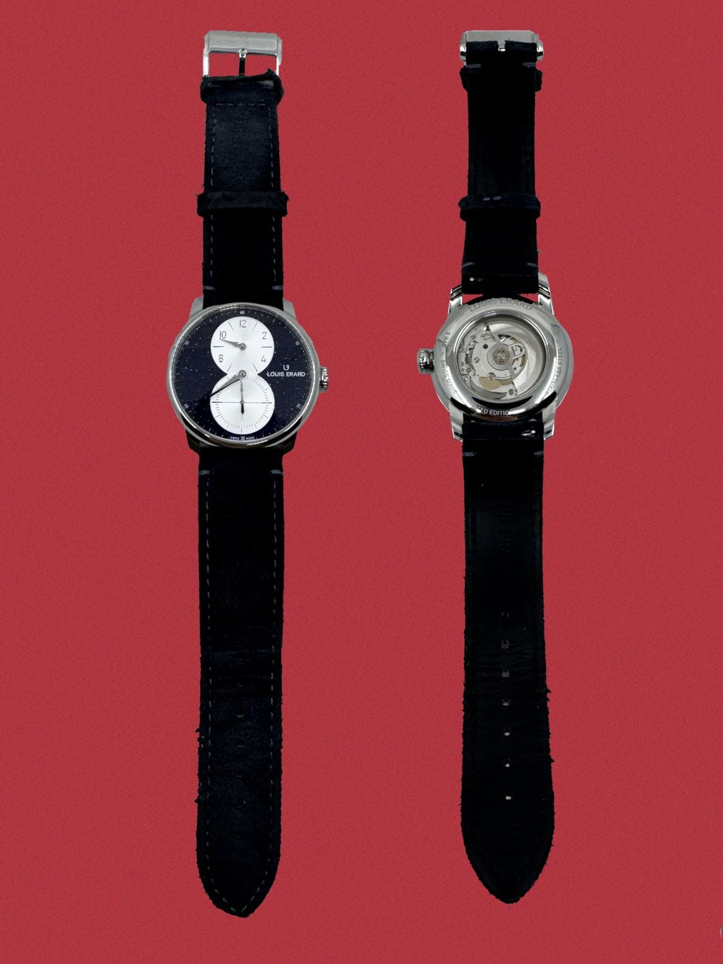 Louis Erard Orologi: Louis Erard Excellence Régulateur Aventurine – Usato da La Chaux-de-Fonds venduto da raguusa2 3