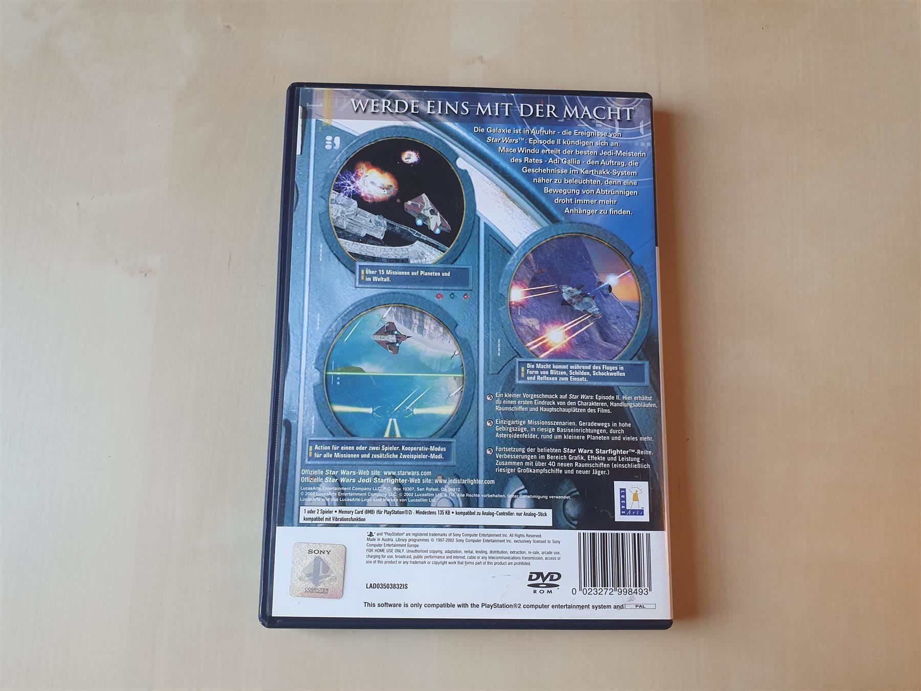 Sony Giochi: Star Wars Jedi Starfighter – Usato da Stansstad venduto da collectorsshop 1