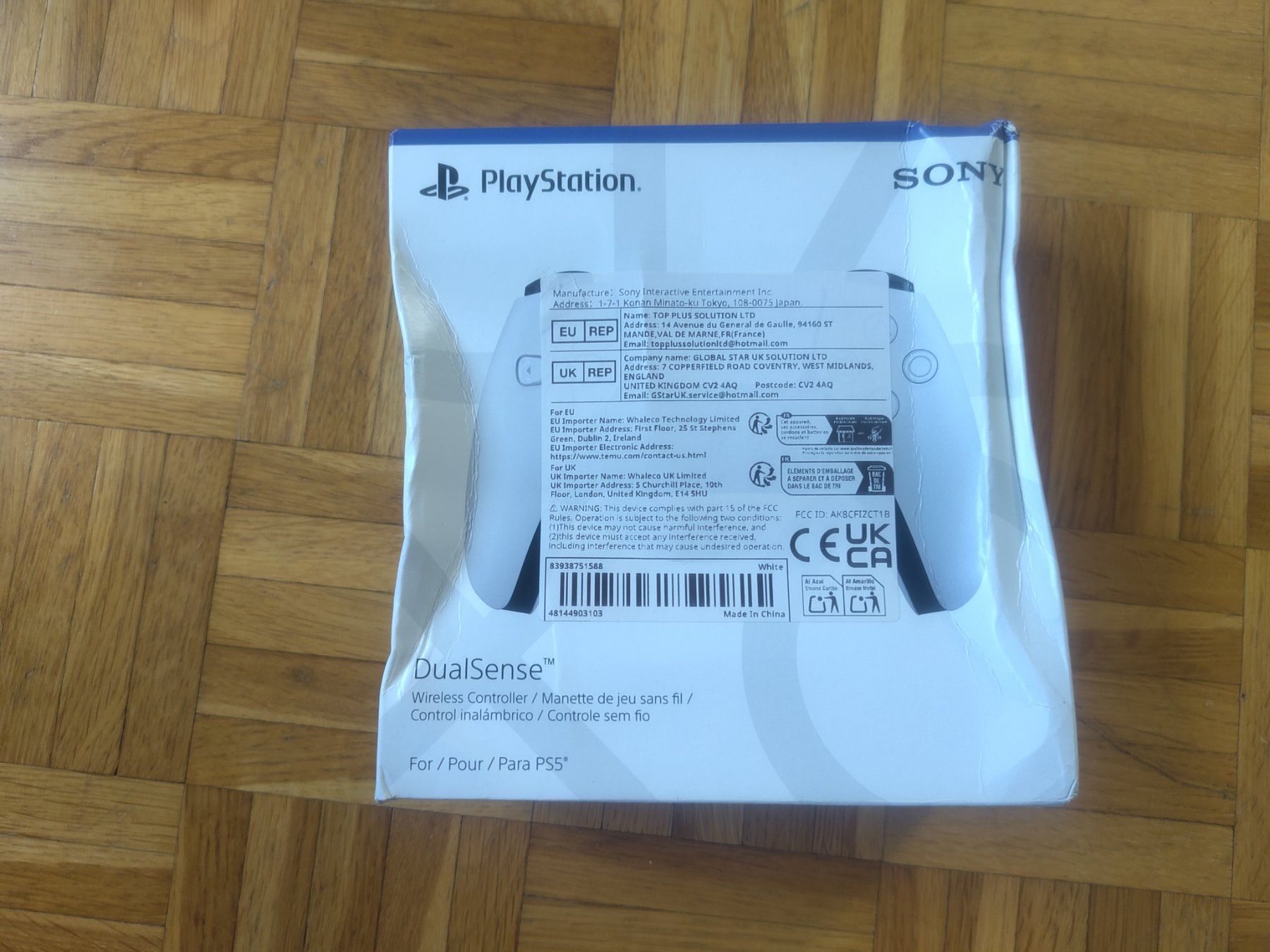 Sony Manettes: NEU! SONY DualSense Wireless Controller, Weiss-Schwarz - PS5 – Neuf avec emballage d'origine à Wohlen AG par gnabbr