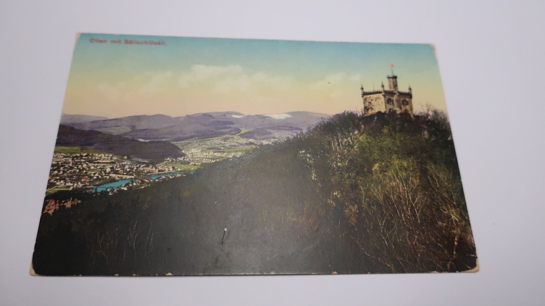 Cartoline postali: Olten mit Sälischlössli – Usato da Cormoret venduto da Pascalll2001 1