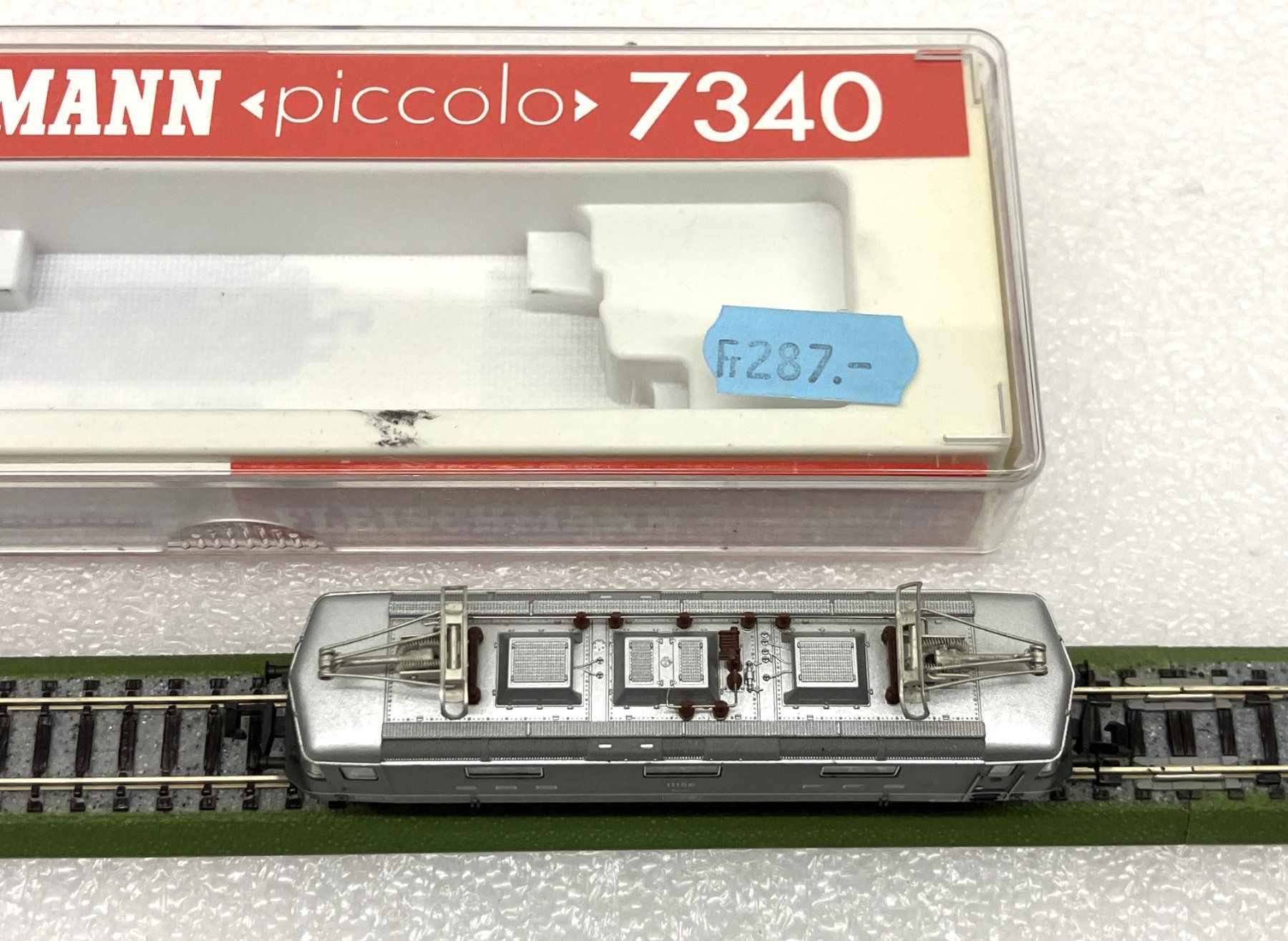 Fleischmann 7340= SBB Re 4/4 II 11156 grün HmBh Basel - OVP