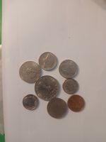 Lot de 8 pièces de monnaie étrangères diverses occasion