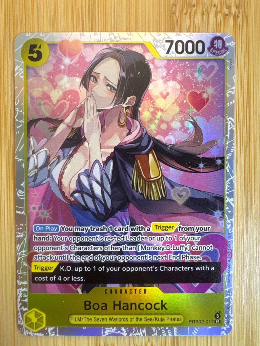 Bandai Sammelbilder & Trading cards: [EN] Boa Hancock PRB02-017 SR One Piece TCG - ❤️ luffy – Neu (gemäss Beschreibung) aus Grand-Lancy von GNZGVA