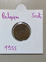 Belgique - 50 centimes - 1955