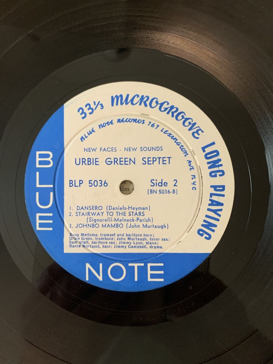 Dischi in vinile: Urbie Green Septet/ Blue Note 5036 – Usato da lausanne venduto da Ccheche 2