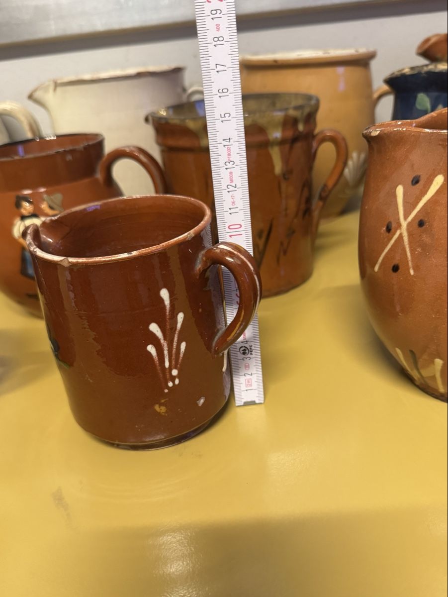 Caraffe: 11 Stk. Antike Karaffe  verschiedene Muster  – Usato da Schlieren venduto da Freundlich02 8