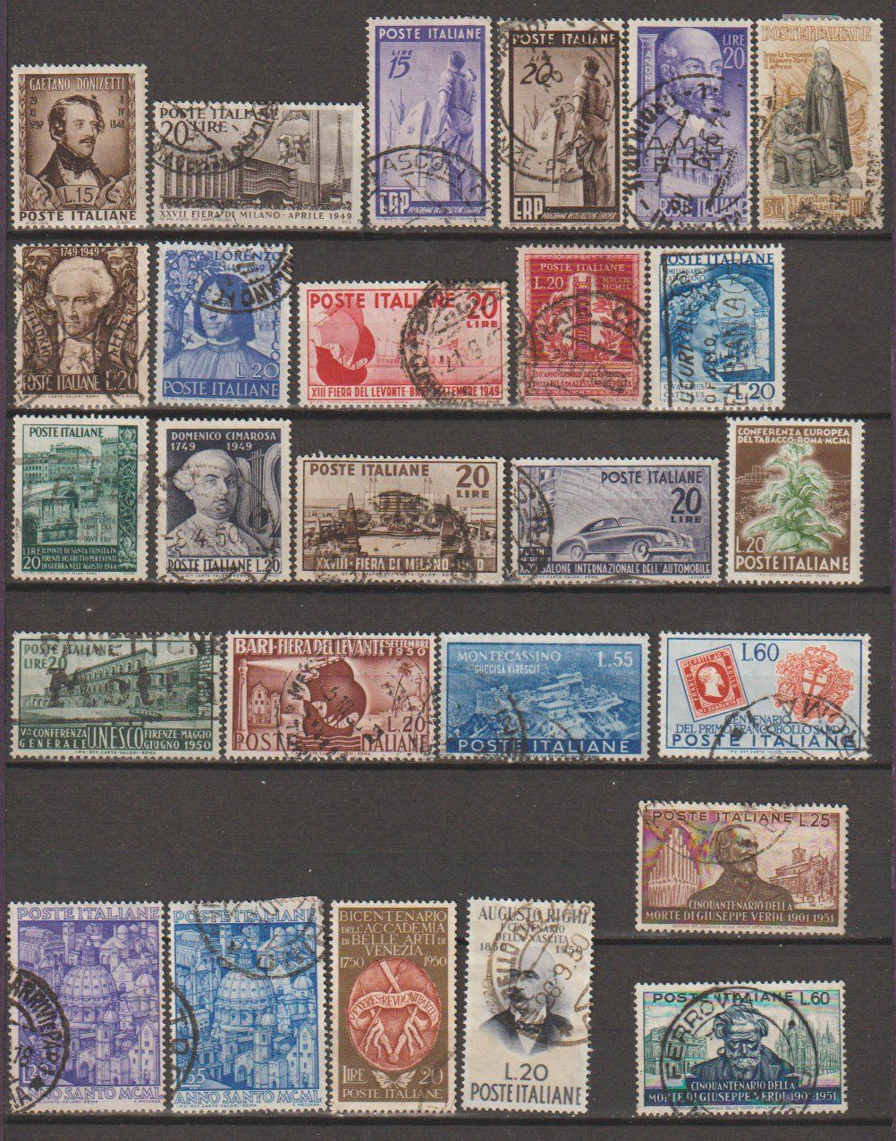 Tous les timbres: Italie divers thèmes – D'occasion à Crans-Montana par kira56